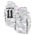 Kdoa TB.Buccaneers #11 Jalen McMillan Player Arctic Camo Limited Salute to Service Pullover Hoodies Game Stitched Jerseys