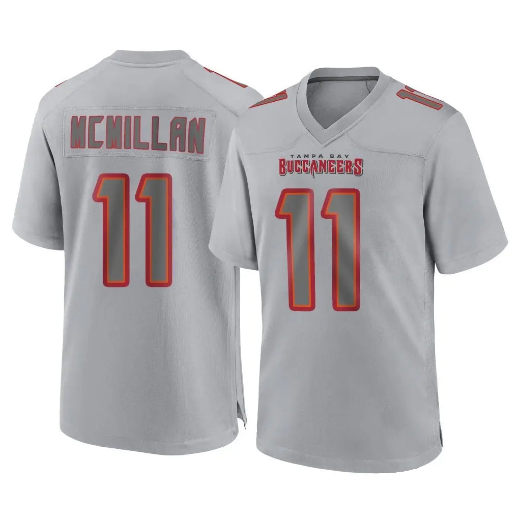 Kdoa TB.Buccaneers #11 Jalen McMillan Player Gray Atmosphere Fashion Home Game Stitched Jerseys