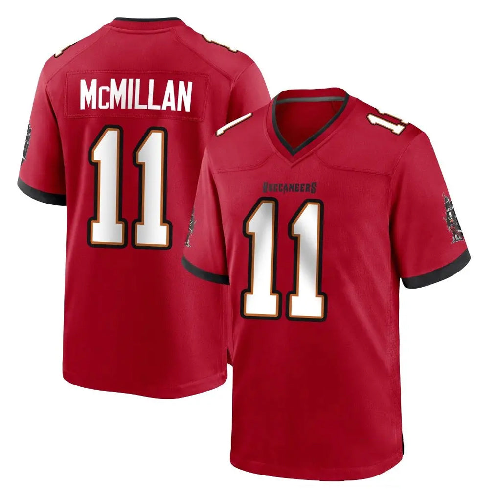Kdoa TB.Buccaneers #11 Jalen McMillan Player Red Home Game Stitched Jerseys