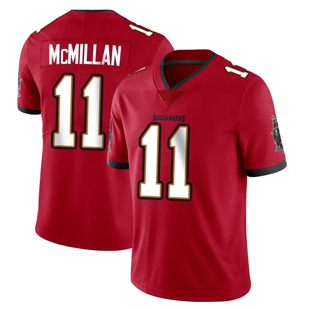 Kdoa TB.Buccaneers #11 Jalen McMillan Player Red Limited Vapor Home Game Stitched Jerseys