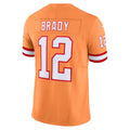 Kdoa TB.Buccaneers #12 Tom Brady Player Orange Vapor F.U.S.E. Limited Stitched Jerseys