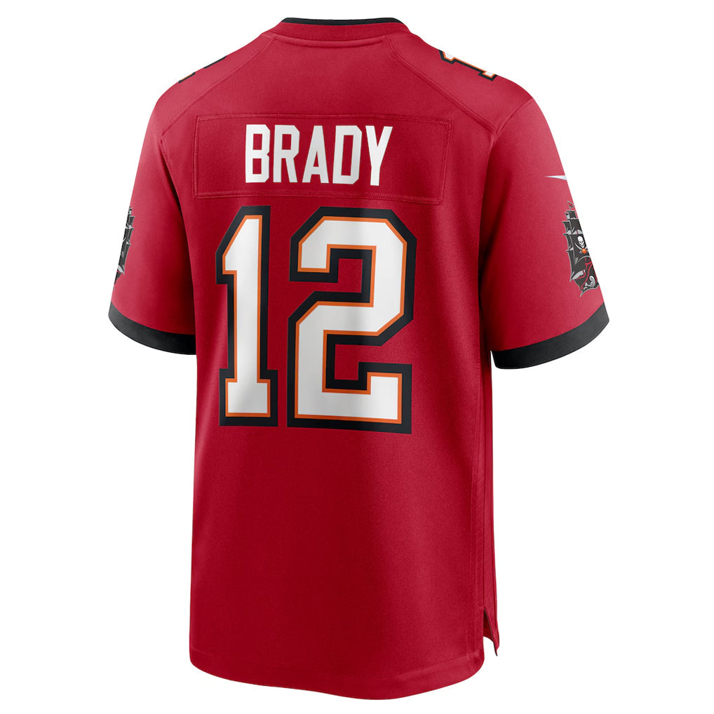 Kdoa TB.Buccaneers #12 Tom Brady Player Red Home Game Stitched Jerseys