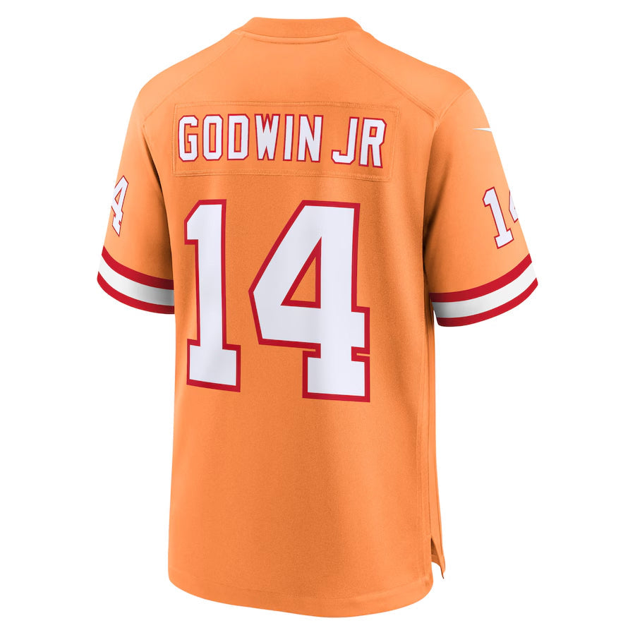 Kdoa TB.Buccaneers #14 Chris Godwin Jr. Player Orange Game Stitched Jerseys
