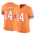 Kdoa TB.Buccaneers #14 Chris Godwin Jr. Player Orange Limited Vapor F.U.S.E. Home Game Stitched Jerseys