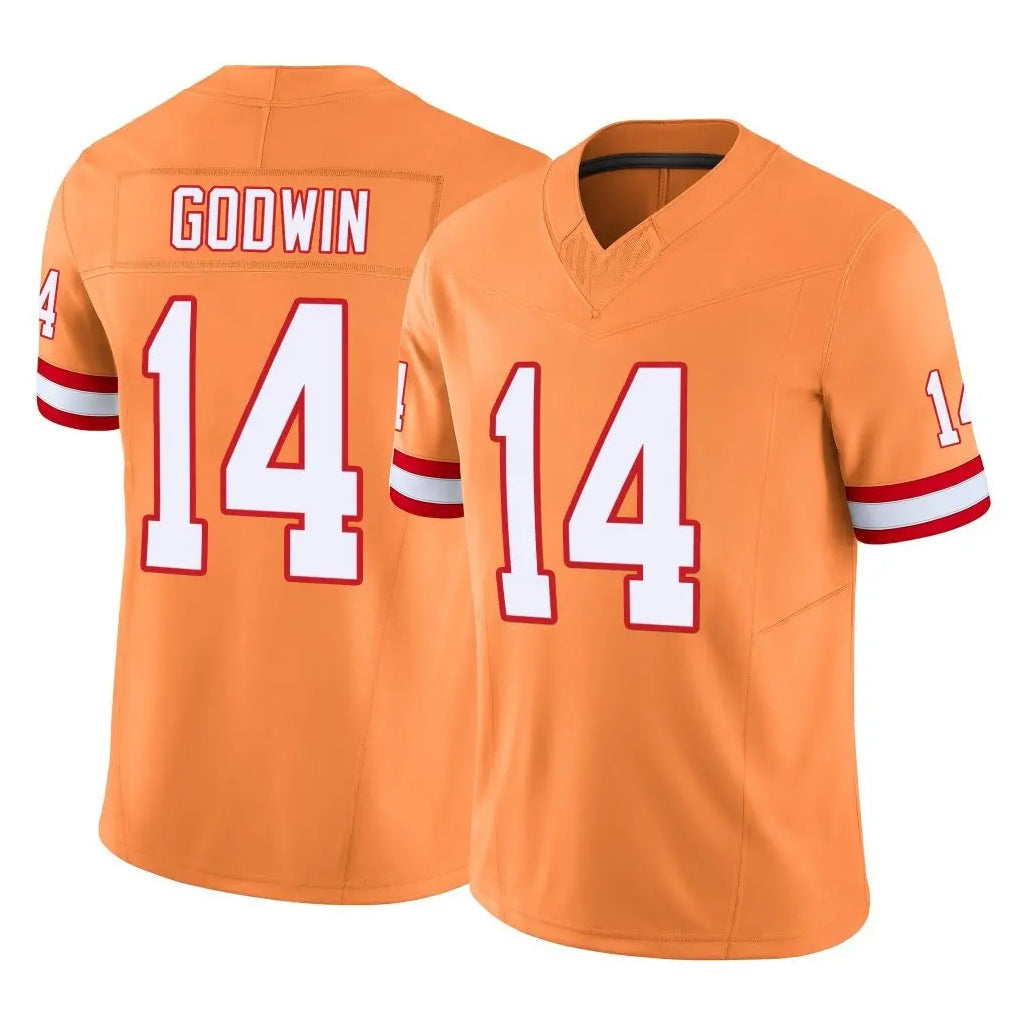Kdoa TB.Buccaneers #14 Chris Godwin Jr. Player Orange Limited Vapor F.U.S.E. Home Game Stitched Jerseys