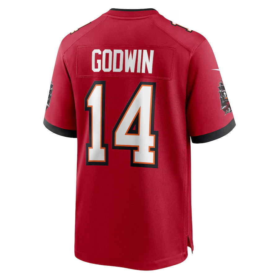 Kdoa TB.Buccaneers #14 Chris Godwin Jr. Player Red Game Home Stitched Jerseys