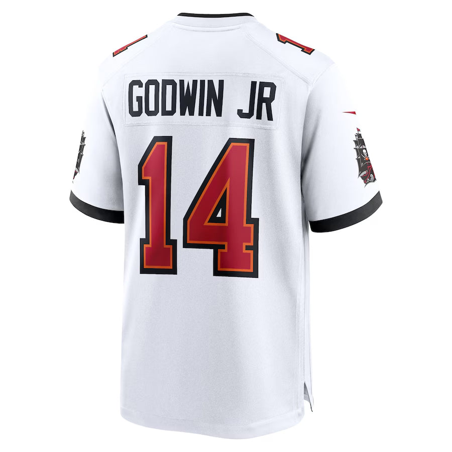 Kdoa TB.Buccaneers #14 Chris Godwin Jr. Player White Game Home Stitched Jerseys