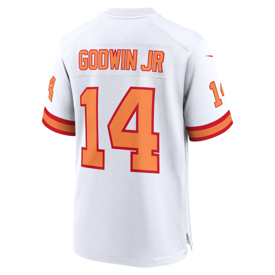 Kdoa TB.Buccaneers #14 Chris Godwin Jr. Player White Home Game Stitched Jerseys