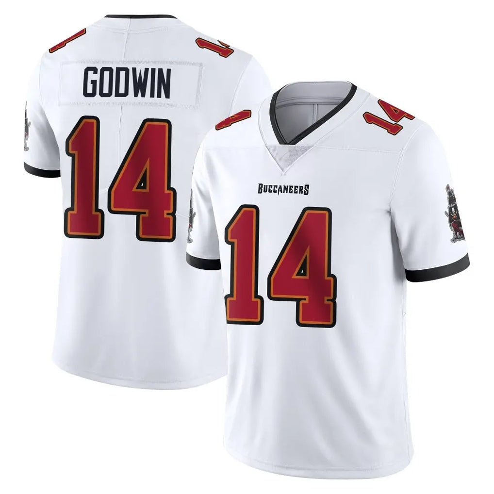 Kdoa TB.Buccaneers #14 Chris Godwin Jr. Player White Limited Vapor Untouchable Home Game Stitched Jerseys