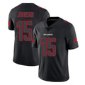 Kdoa TB.Buccaneers #15 Tez Johnson Player Black Impact Limited Home Game Stitched Jerseys
