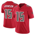 Kdoa TB.Buccaneers #15 Tez Johnson Player Red Limited Color Rush Home Game Stitched Jerseys