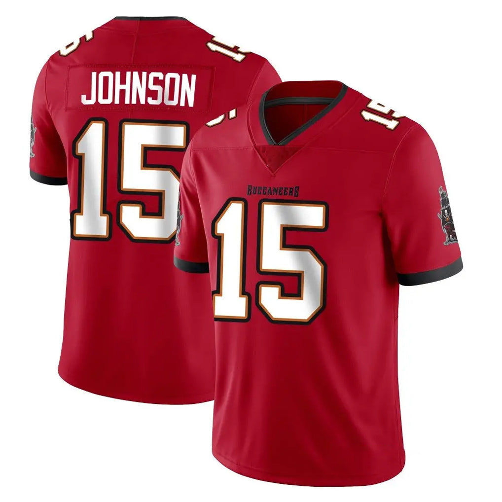 Kdoa TB.Buccaneers #15 Tez Johnson Player Red Limited Vapor Home Game Stitched Jerseys