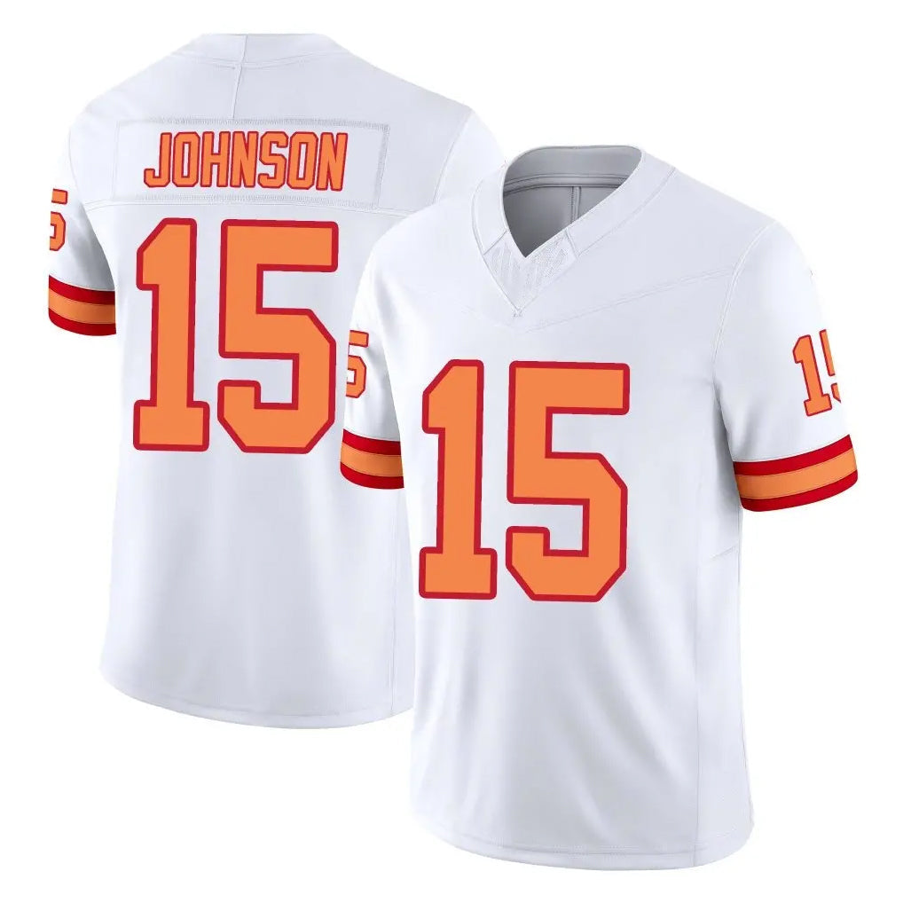 Kdoa TB.Buccaneers #15 Tez Johnson Player White Limited '76 Vapor F.U.S.E. Home Game Stitched Jerseys