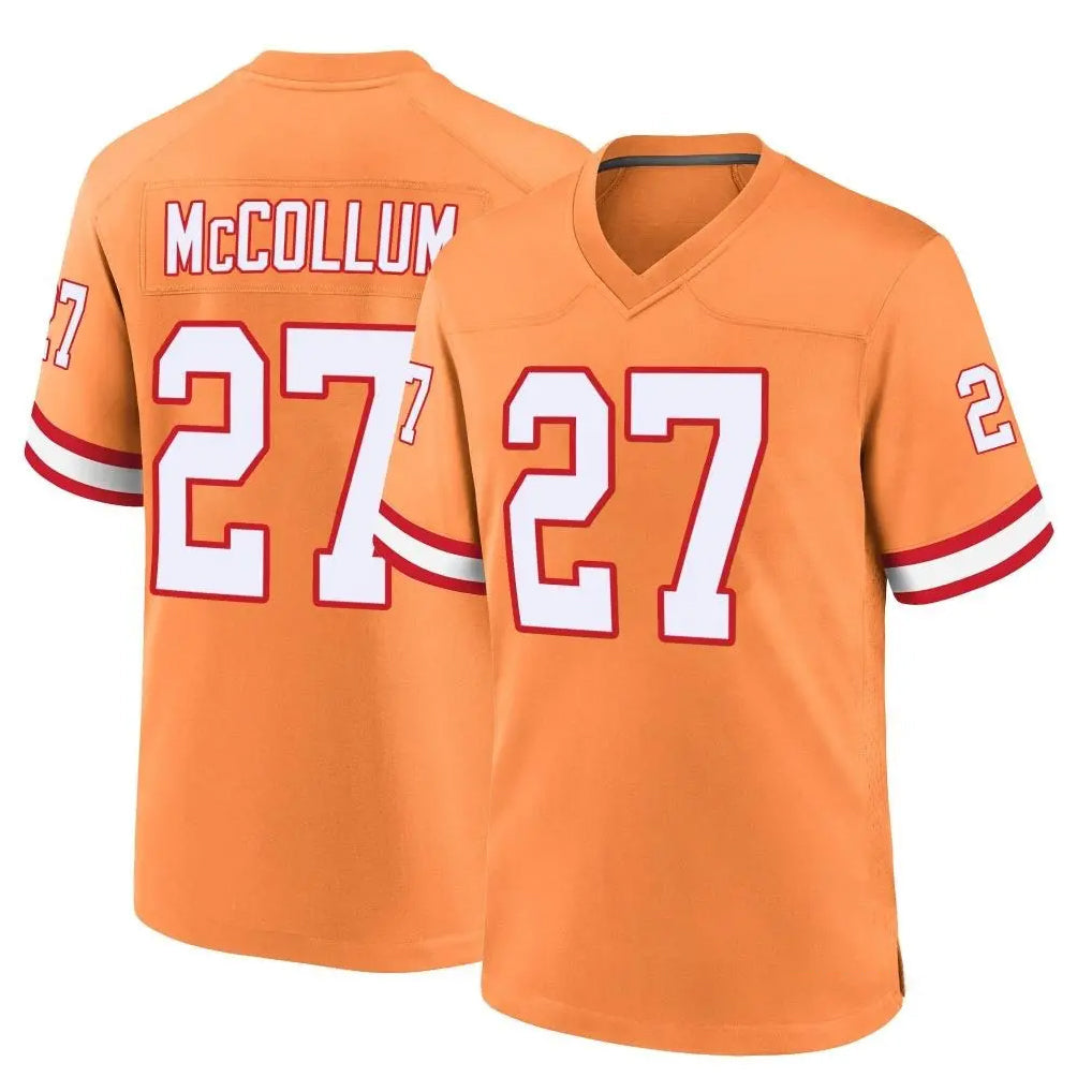 Kdoa TB.Buccaneers #27 Zyon McCollum Player Orange Throwback Home Game Stitched Jerseys
