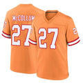 Kdoa TB.Buccaneers #27 Zyon McCollum Player Orange Throwback Home Game Stitched Jerseys