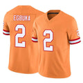 Kdoa TB.Buccaneers #2 Emeka Egbuka Player Orange Vapor F.U.S.E. Limited Stitched Jerseys