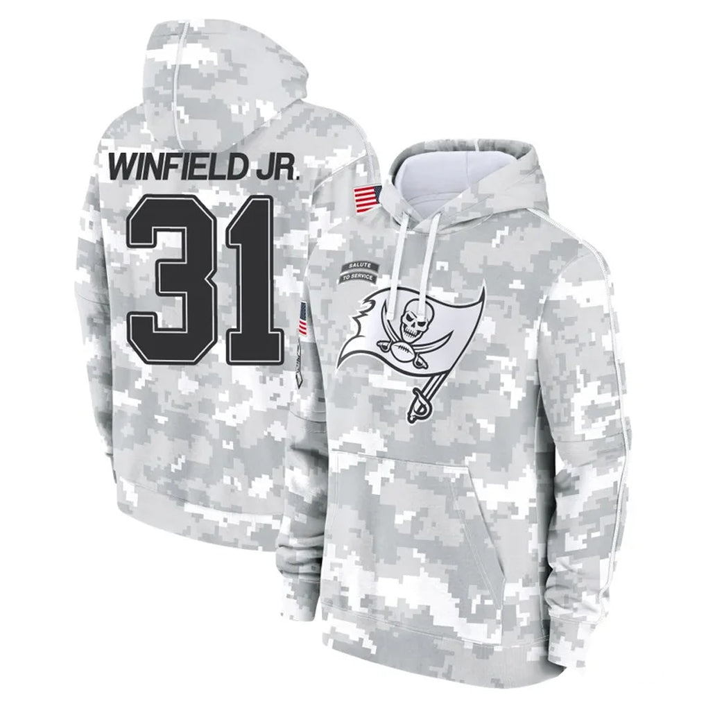 Kdoa TB.Buccaneers #31 Antoine Winfield Jr. Player Arctic Camo Limited Salute to Service Pullover Hoodies Game Stitched Jerseys