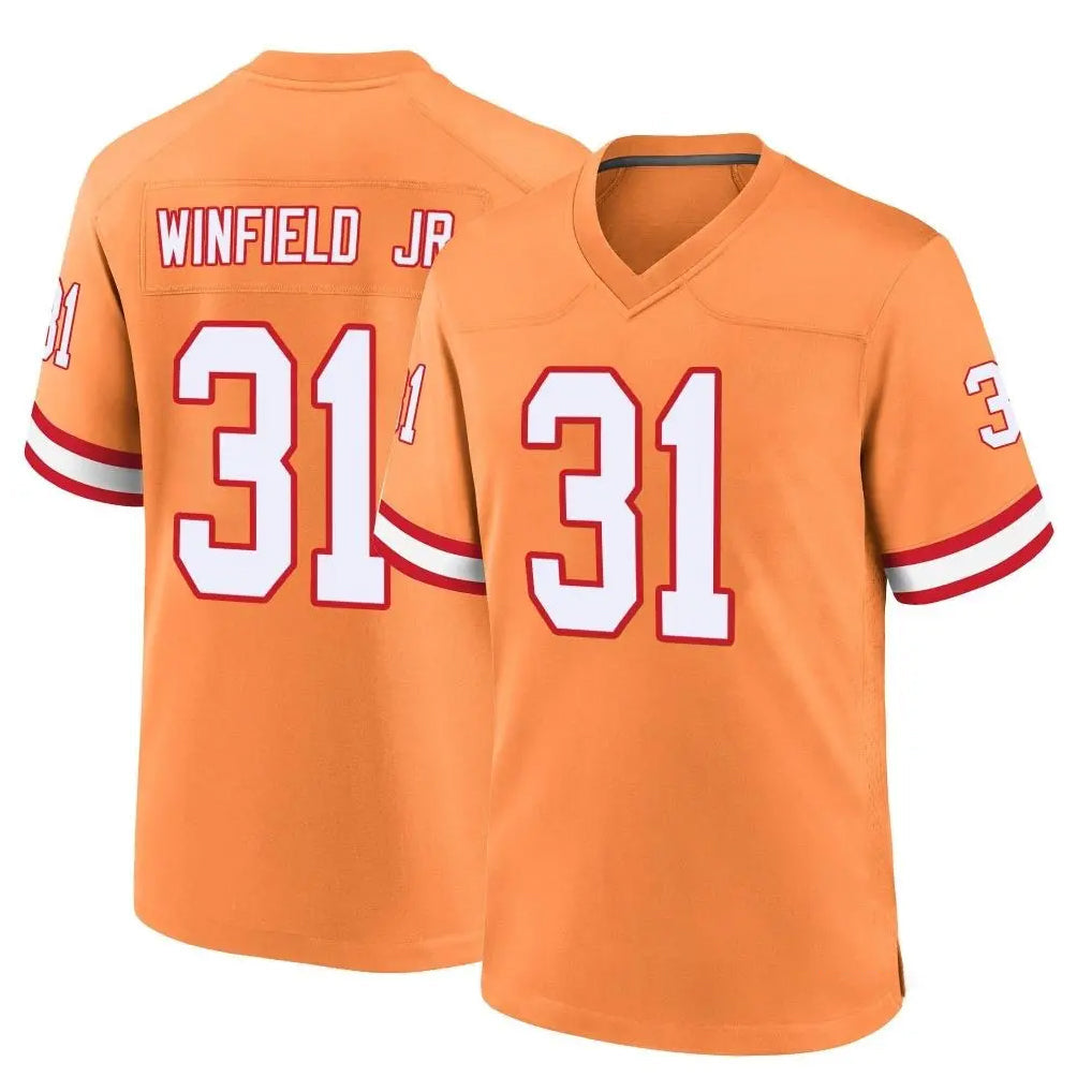 Kdoa TB.Buccaneers #31 Antoine Winfield Jr. Player Orange Throwback Home Game Stitched Jerseys