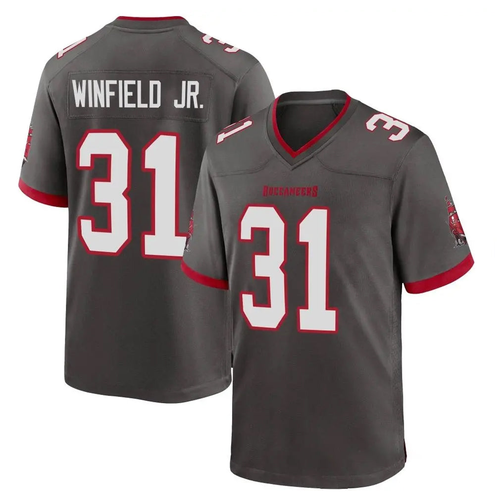 Kdoa TB.Buccaneers #31 Antoine Winfield Jr. Player Pewter Alternate Home Game Stitched Jerseys