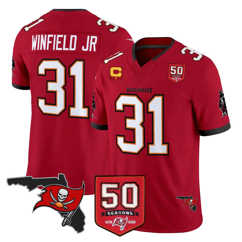 Kdoa TB.Buccaneers #31 Antoine Winfield Jr. Player Red Limited 2026 Season Vapor F.U.S.E. Home Game Stitched Jerseys