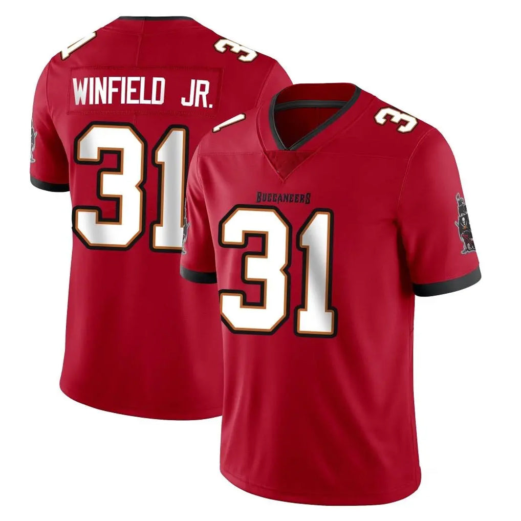 Kdoa TB.Buccaneers #31 Antoine Winfield Jr. Player Red Limited Vapor F.U.S.E. Home Game Stitched Jerseys