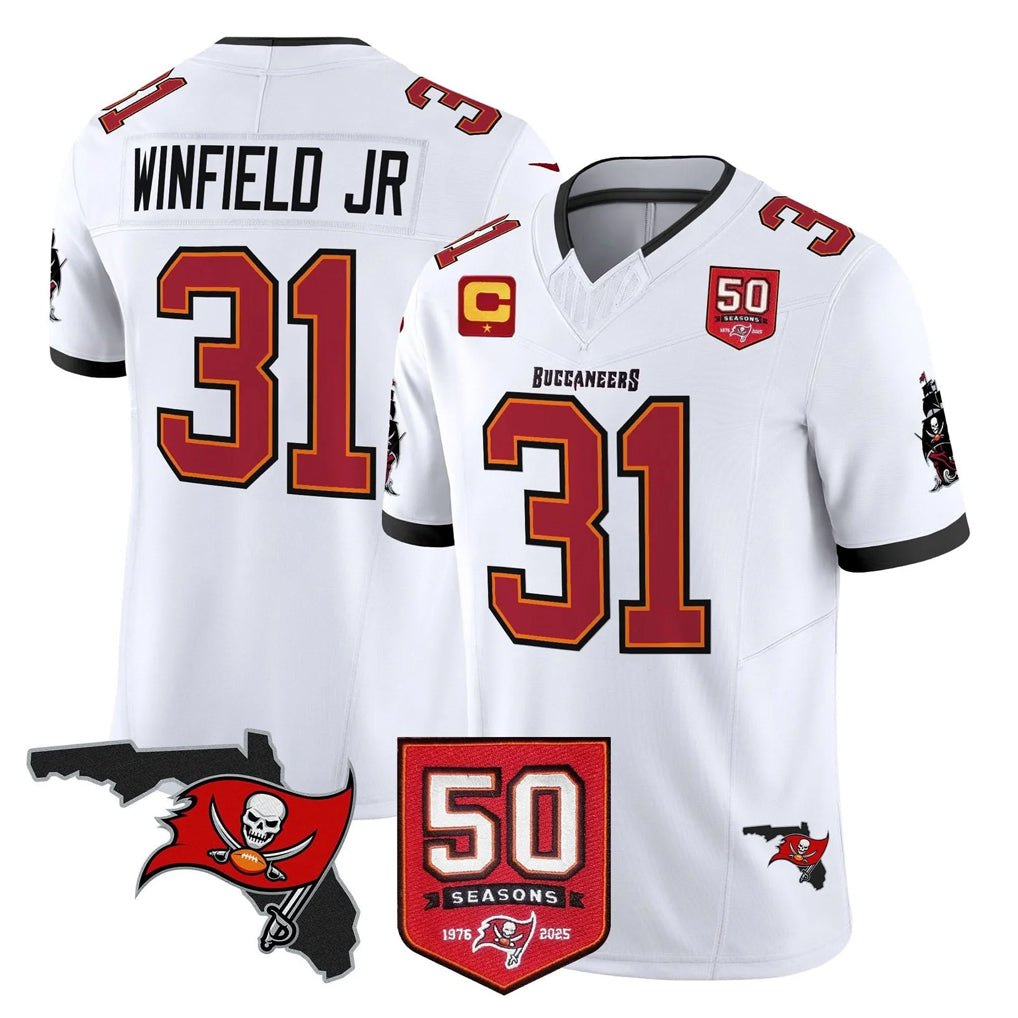 Kdoa TB.Buccaneers #31 Antoine Winfield Jr. Player White Limited 2026 Season Vapor F.U.S.E. Home Game Stitched Jerseys