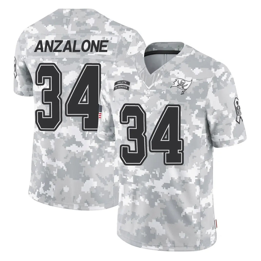 Kdoa TB.Buccaneers #34 Alex Anzalone Player Arctic Camo Limited Salute To Service Home Game Stitched Jerseys