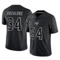 Kdoa TB.Buccaneers #34 Alex Anzalone Player Black Reflective Limited Home Game Stitched Jerseys