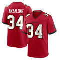 Kdoa TB.Buccaneers #34 Alex Anzalone Player Red Home Game Stitched Jerseys
