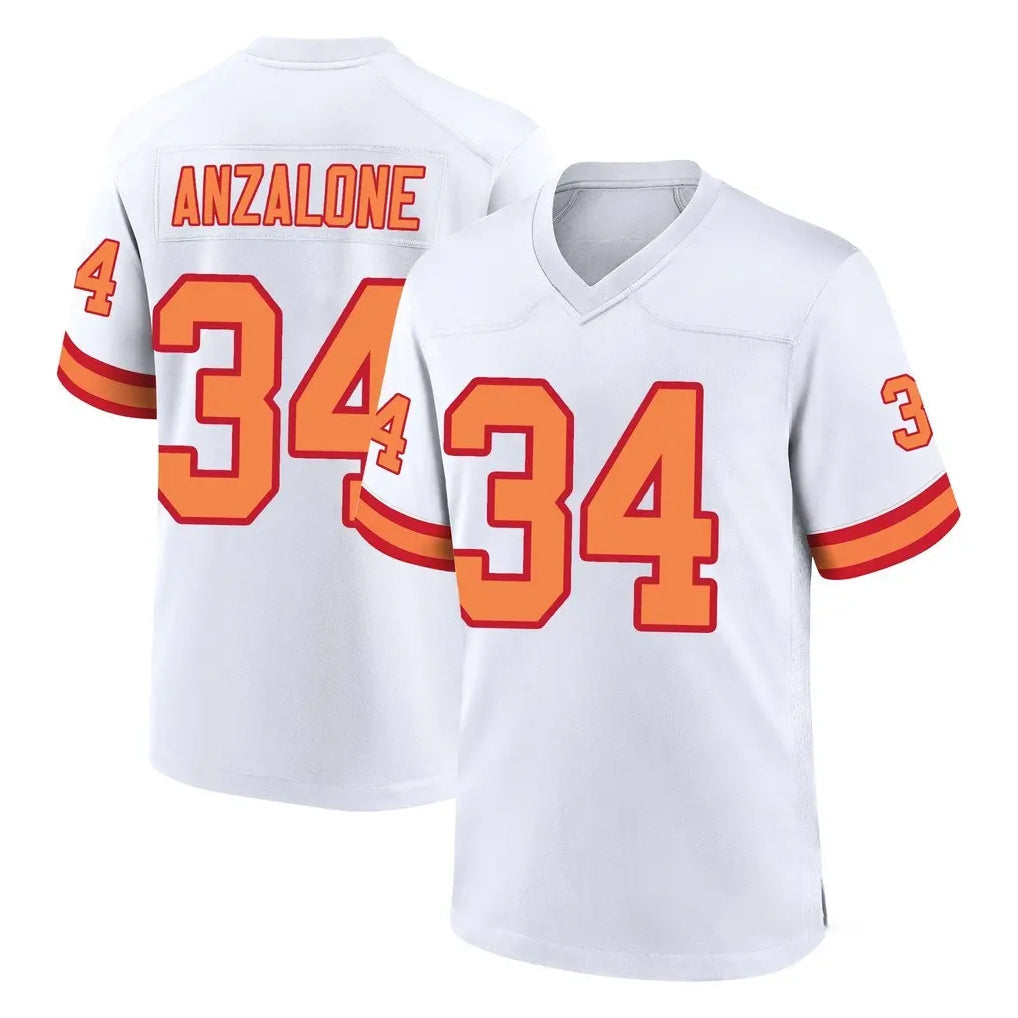 Kdoa TB.Buccaneers #34 Alex Anzalone Player White '76 Home Game Stitched Jerseys
