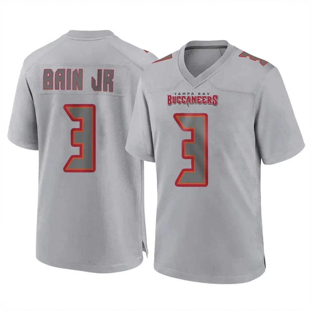 Kdoa TB.Buccaneers #3 Rueben Bain Jr. Player Gray Atmosphere Fashion Home Game Stitched Jerseys
