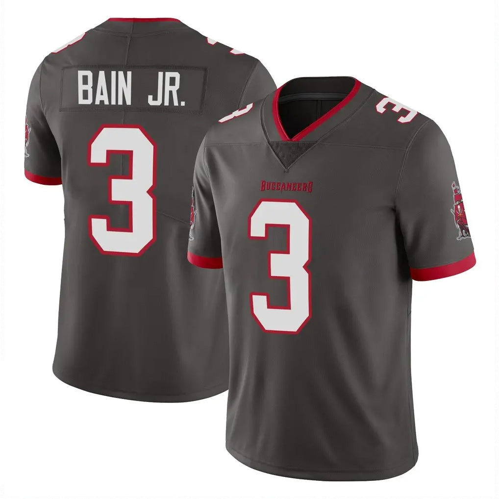 Kdoa TB.Buccaneers #3 Rueben Bain Jr. Player Pewter Limited Alternate Vapor Home Game Stitched Jerseys