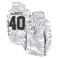 Kdoa TB.Buccaneers #40 Mike Alstott Player Arctic Camo Salute to Service Hoodies Stitched Jerseys