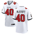 Kdoa TB.Buccaneers #40 Mike Alstott Player White Home Game Stitched Jerseys