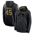 Kdoa TB.Buccaneers #45 Josiah Trotter Player Black Salute to Service Sideline Performance Pullover Hoodies Home Game Stitched Jerseys