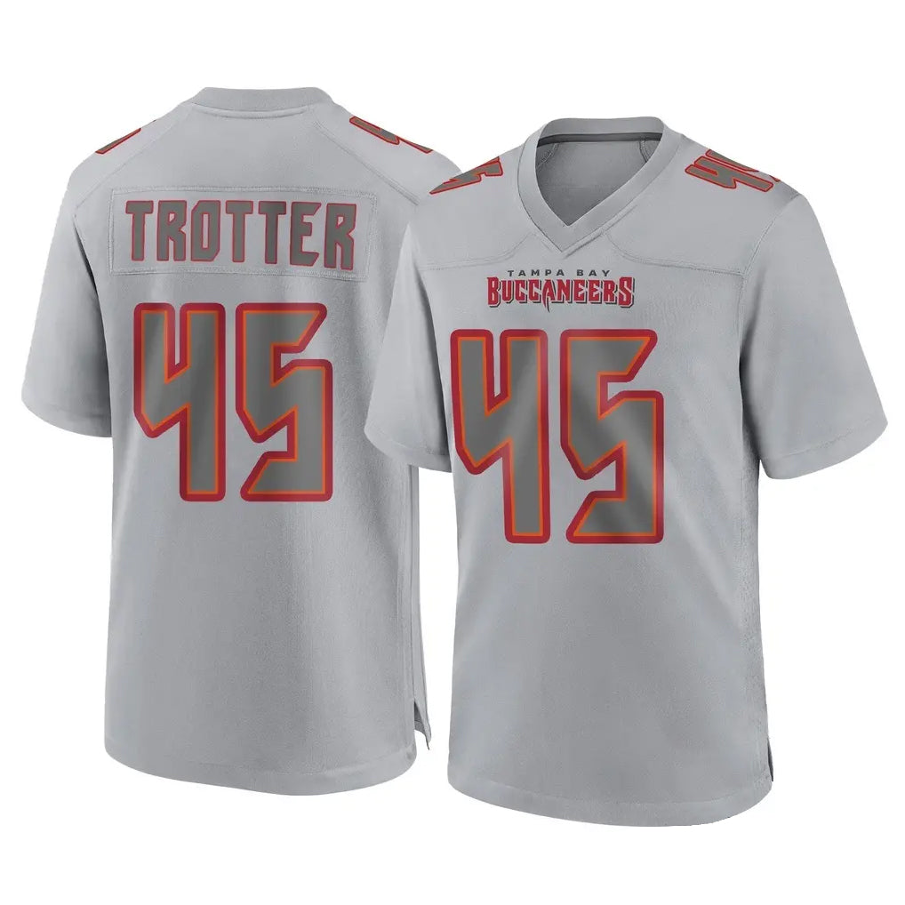 Kdoa TB.Buccaneers #45 Josiah Trotter Player Gray Atmosphere Fashion Home Game Stitched Jerseys