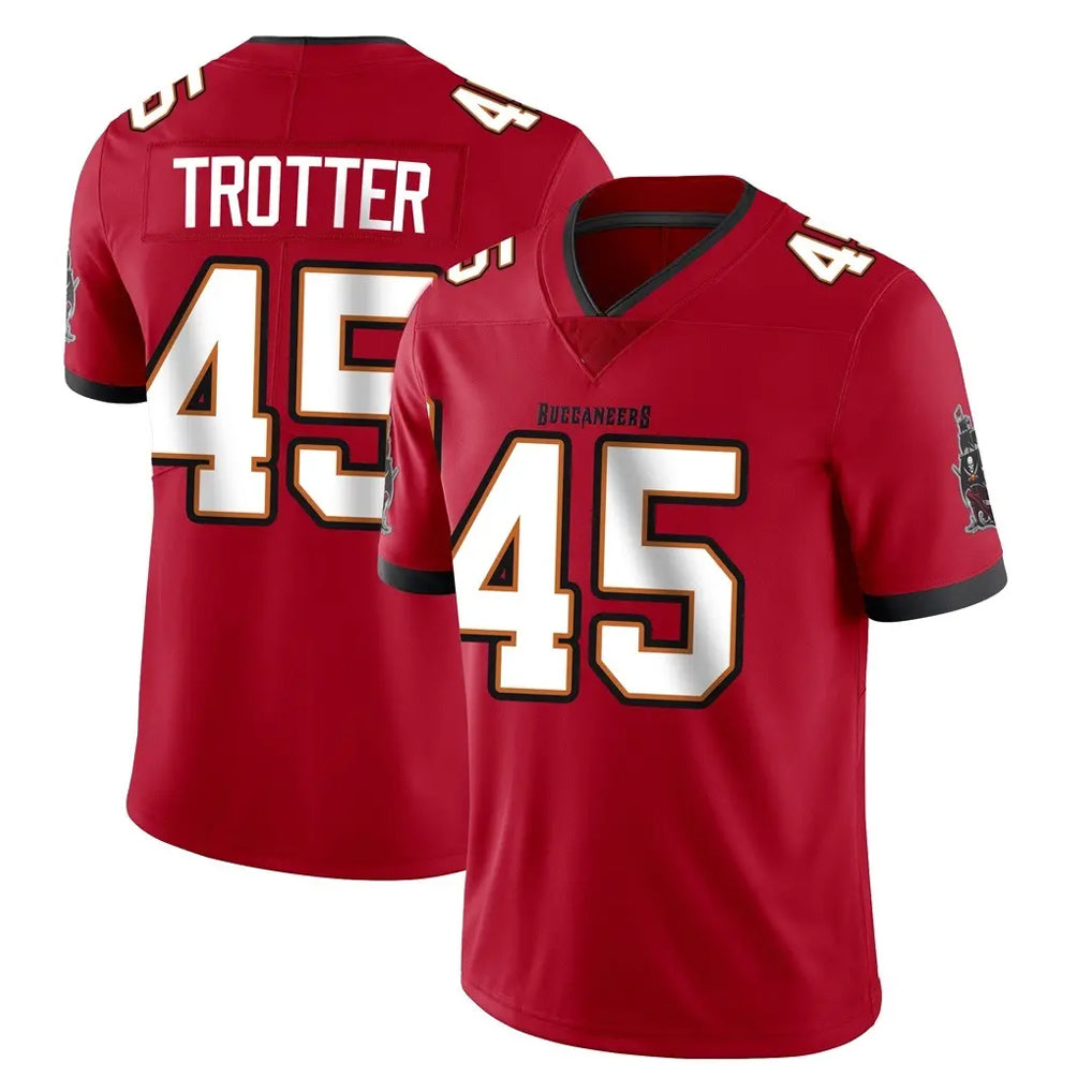 Kdoa TB.Buccaneers #45 Josiah Trotter Player Red Limited Vapor Home Game Stitched Jerseys