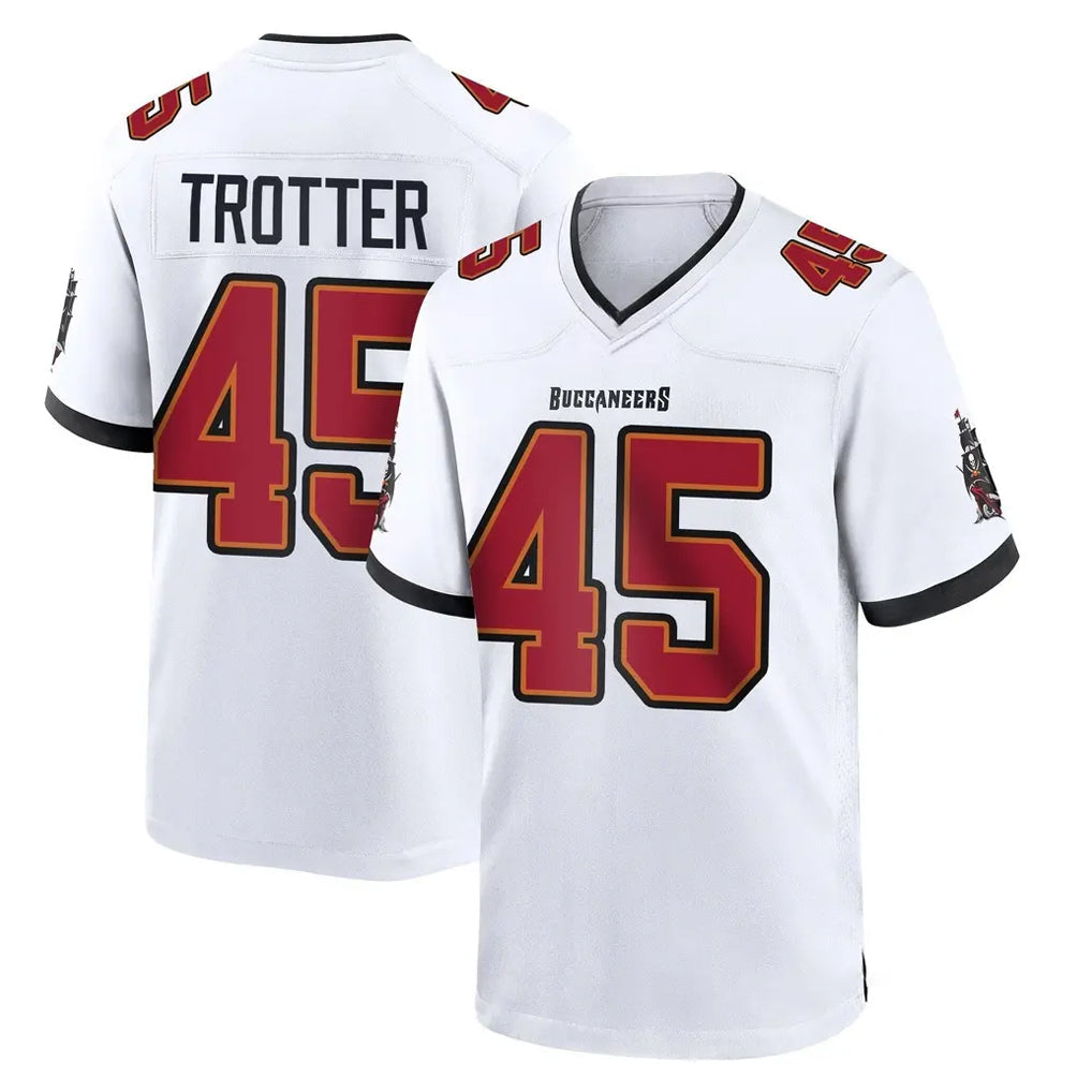 Kdoa TB.Buccaneers #45 Josiah Trotter Player White Home Game Stitched Jerseys