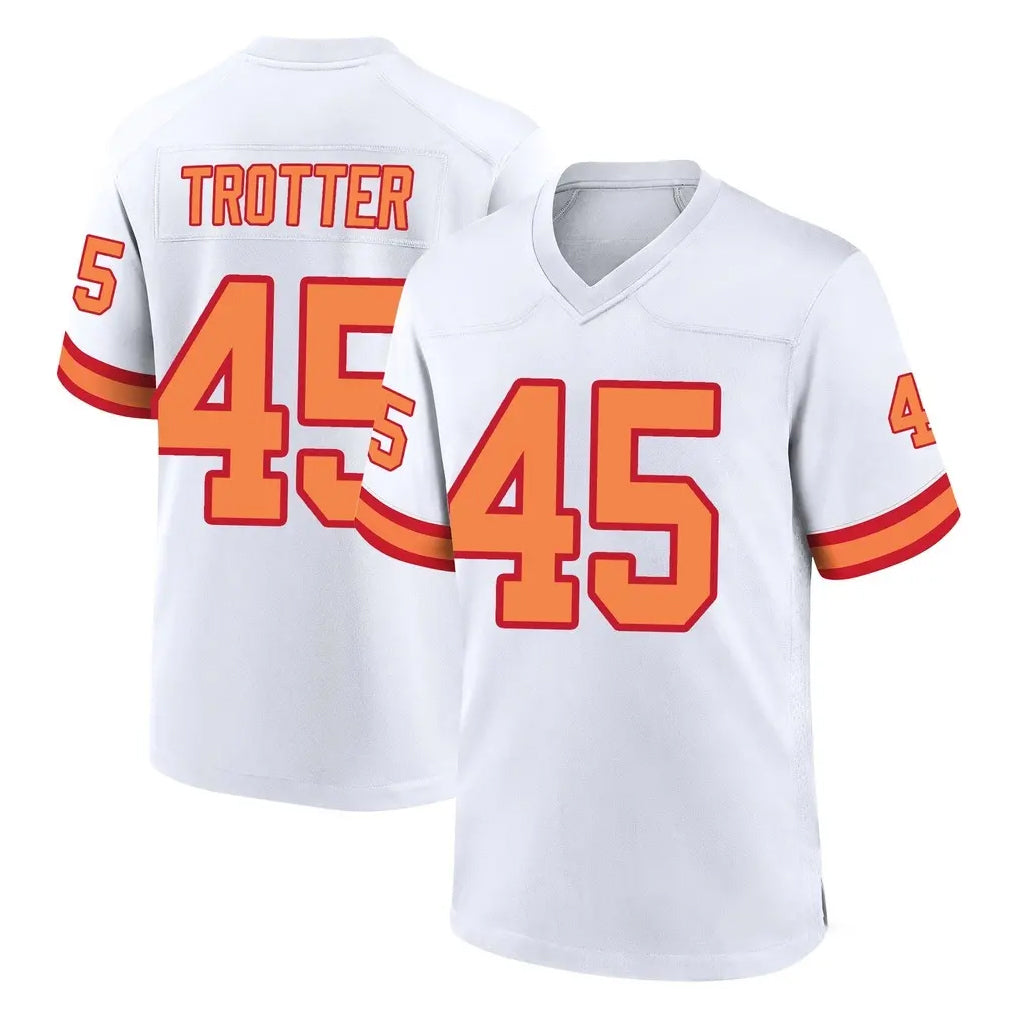 Kdoa TB.Buccaneers #45 Josiah Trotter Player White '76 Home Game Stitched Jerseys