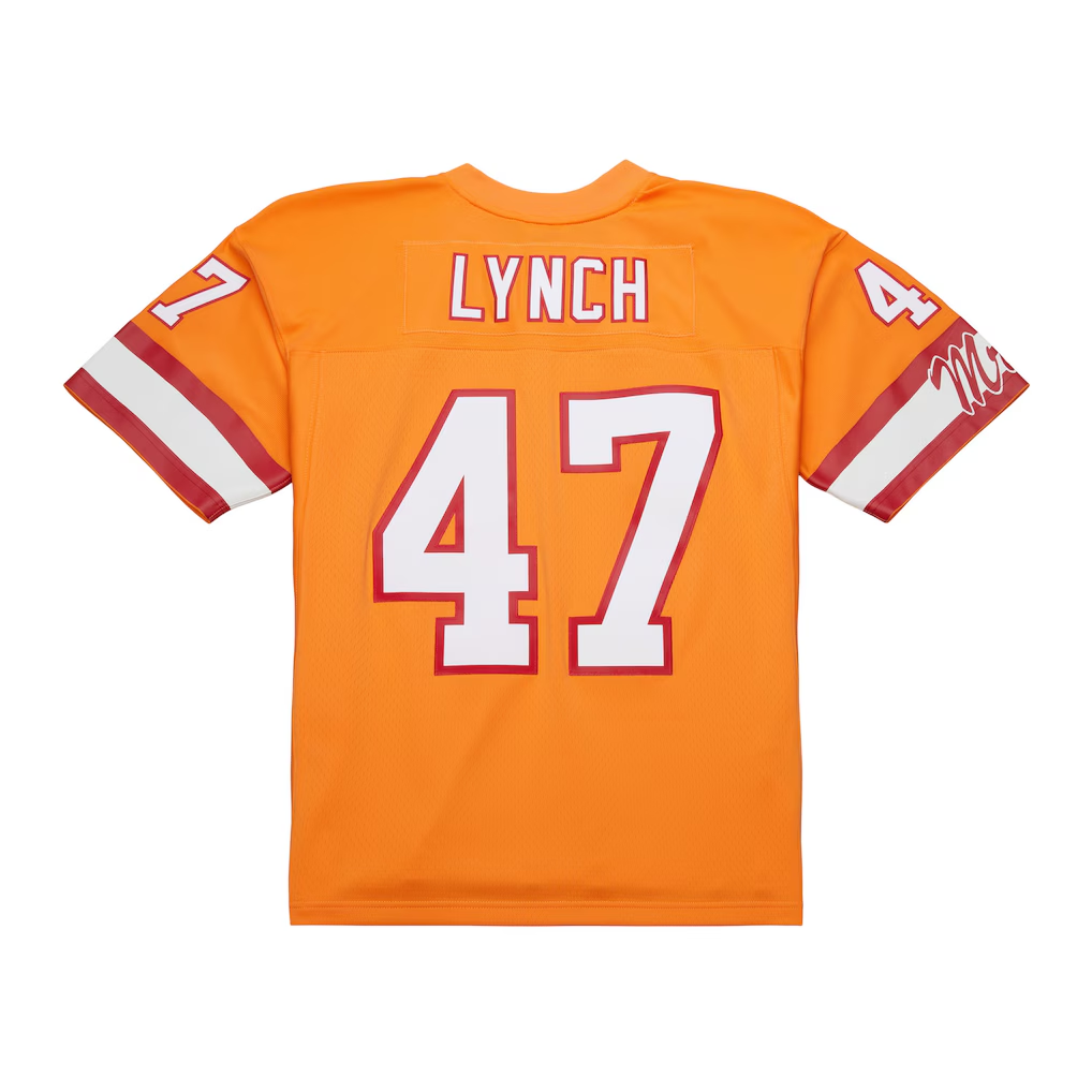 Kdoa TB.Buccaneers #47 John Lynch Mitchell & Ness Orange 1993 Legacy Replica Stitched Puhic Jersey