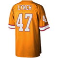 Kdoa TB.Buccaneers #47 John Lynch Mitchell & Ness Orange Big & Tall 1995 Legacy Retired Player Jersey