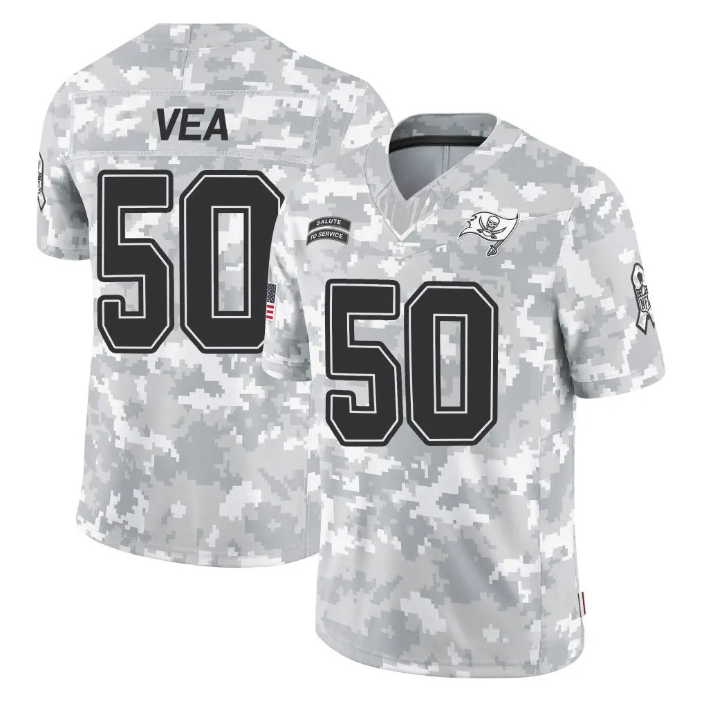Kdoa TB.Buccaneers #50 Vita Vea Player Arctic Camo Limited Salute To Service Home Game Stitched Jerseys