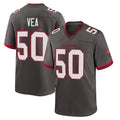Kdoa TB.Buccaneers #50 Vita Vea Player Pewter Alternate Home Game Stitched Jerseys