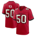 Kdoa TB.Buccaneers #50 Vita Vea Player Red Home Game Stitched Jerseys
