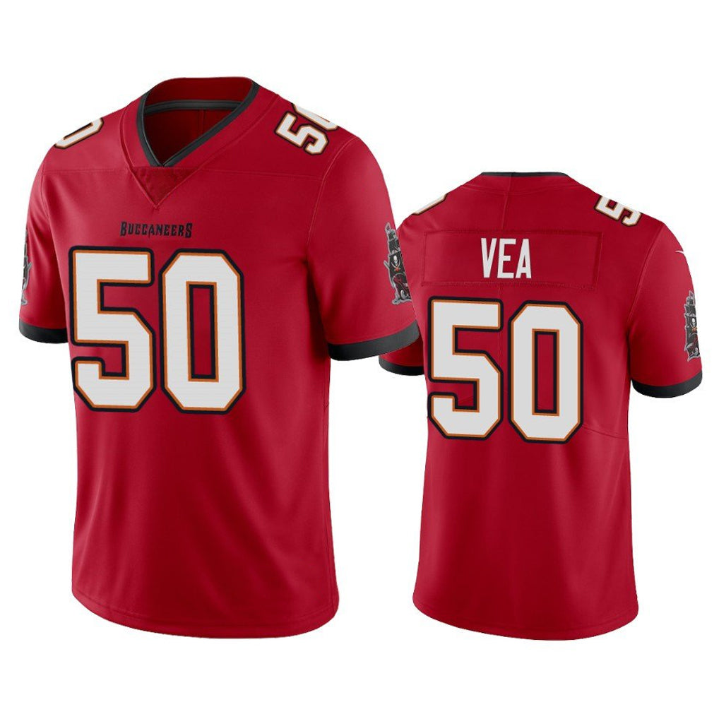 Kdoa TB.Buccaneers #50 Vita Vea Player Red Limited Vapor Home Game Stitched Jerseys