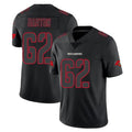 Kdoa TB.Buccaneers #62 Graham Barton Player Black Impact Limited Home Game Stitched Jerseys