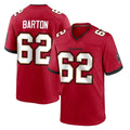 Kdoa TB.Buccaneers #62 Graham Barton Player Red Home Game Stitched Jerseys