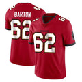 Kdoa TB.Buccaneers #62 Graham Barton Player Red Limited Vapor Home Game Stitched Jerseys