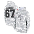 Kdoa TB.Buccaneers #67 Luke Goedeke Player Arctic Camo Limited Salute to Service Pullover Hoodies Game Stitched Jerseys