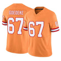 Kdoa TB.Buccaneers #67 Luke Goedeke Player Orange Limited Vapor F.U.S.E. Home Game Stitched Jerseys